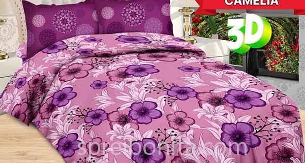 Sprei Bonita Camelia 3D King 180x200