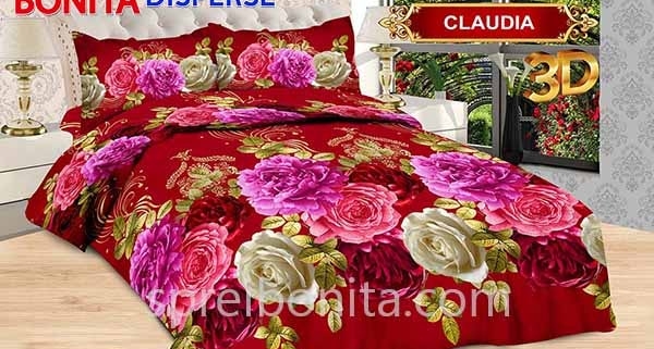 Sprei Bonita Claudia 3D King 180x200