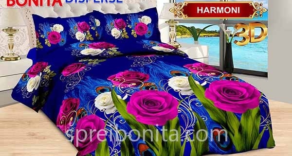 Sprei Bonita Harmoni 3D King 180x200