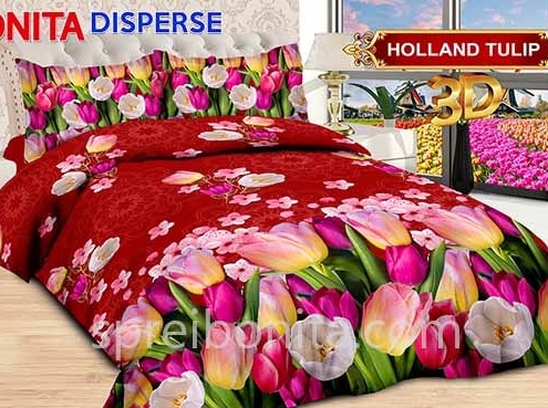 Sprei Bonita Holland Tulip 3D King 180x200