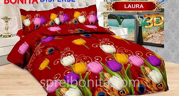 Sprei Bonita Laura 3D King 180x200