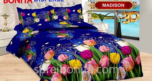 Sprei Bonita Madison 3D King 180x200