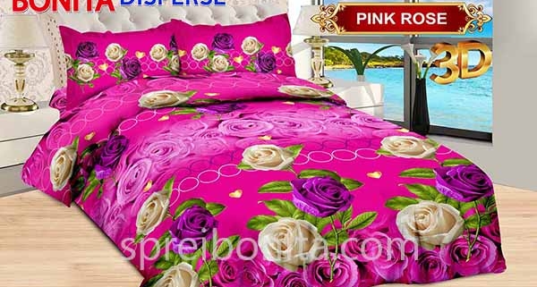 Sprei Bonita Sakura 3D King 180x200