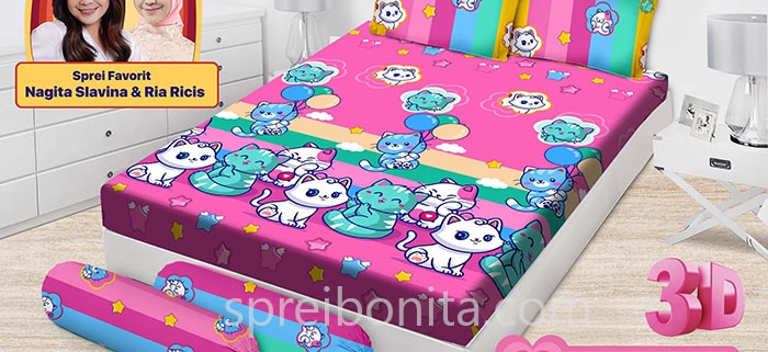 Sprei Emilia Cute Cat