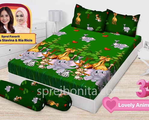 Sprei Emilia Lovely Animals
