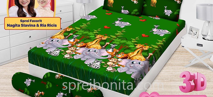 Sprei Emilia Lovely Animals