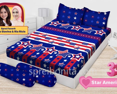 Sprei Emilia Star America