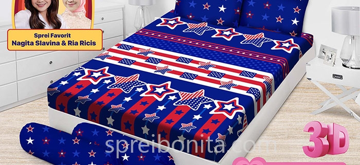 Sprei Emilia Star America