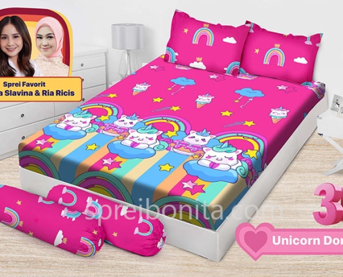 Sprei Emilia Unicorn Donut
