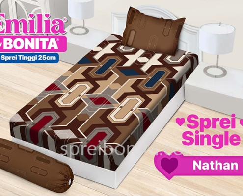 Sprei Emilia Single Nathan