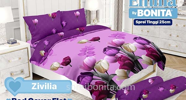 Bed Cover Bonita Emilia Zivilia