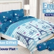 Bed Cover Bonita Emilia Blue Eiffel