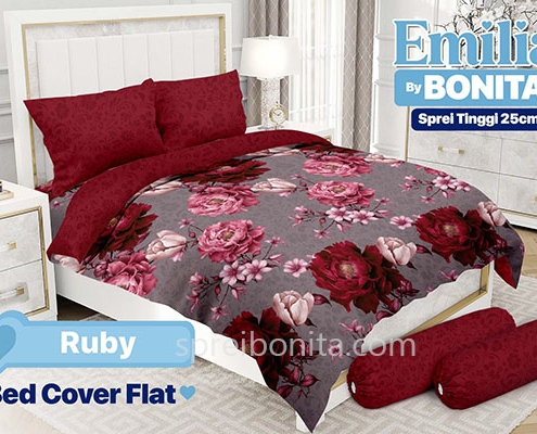 Bed Cover Bonita Emilia Ruby