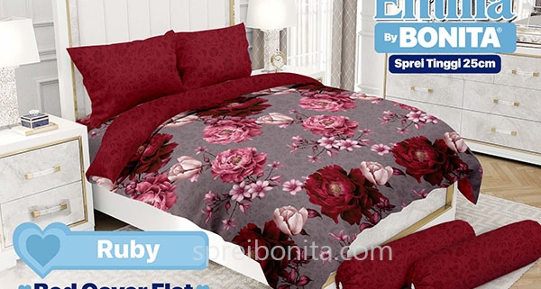 Bed Cover Bonita Emilia Ruby